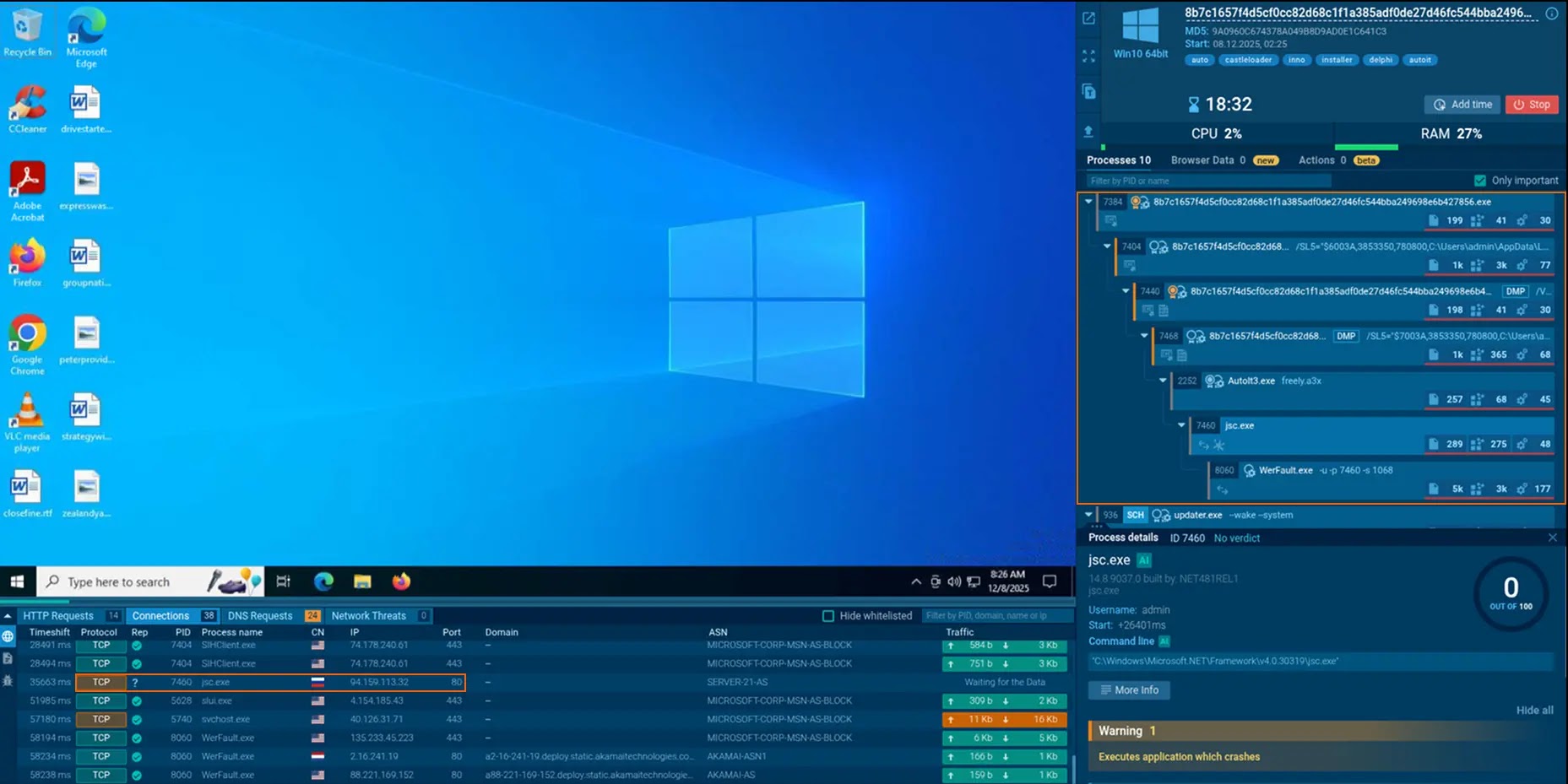 មេរោគ CastleLoader ដ៏លួចលាក់វាយប្រហារភ្នាក់ងាររដ្ឋាភិបាលសហរដ្ឋអាមេរិក និងហេដ្ឋារចនាសម្ព័ន្ធសំខាន់ៗ